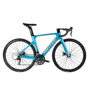 จักรยานเสือหมอบ My Store สีน้ำเงิน รุ่น Unisex ขนาด 700c ระบบเกียร์ RIVAL 22 สปีด ล้อ Aero Racing คาร์บอนไฟเบอร์ C 150-165 ซม. 24x15 คาร์บอน ไม่มีตะเกียบหน้า - Product Image 6