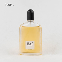 Atomiseur de parfum en verre cylindrique miniature de 100 ml, flacon de voyage fin avec buse à brume fine et impression sérigraphique