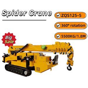 New Energy Official Small Construction Crawler Cranes Spider Crane 5 Ton 5,5 Ton Mini Spider Crane para la venta - Product Image 6