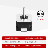 Kit Motor Stepper Hybrid Kaihong Nema 17 12V 4-Kabel Sudut Langkah 1.8 Derajat Bersertifikasi CE ROHS untuk Printer 3D