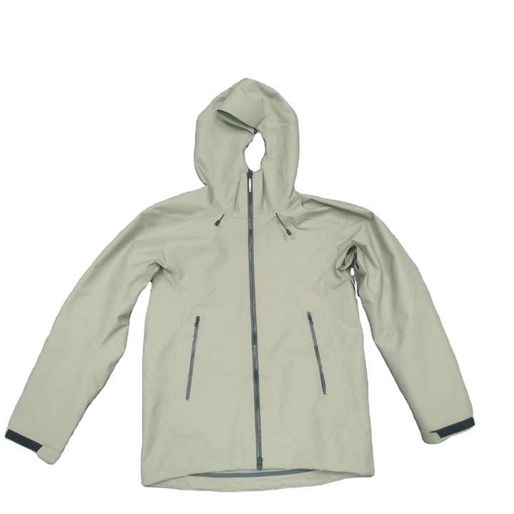 Unisex Soft Shell Outdoor Wear Customized Logo Breathable Waterproof Windproof Jacket for Autumn Climbing Hiking Hooded