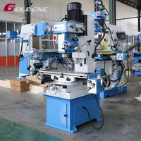 Machine de perçage et de fraisage verticale GOLDCNC ZX50C - Perceuse à tête manuelle à engrenages pour le travail des métaux