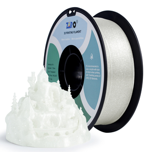 Fabricant ZIRO Filament d'<span class=keywords><strong>impression</strong></span> <span class=keywords><strong>3d</strong></span> Tiges en <span class=keywords><strong>plastique</strong></span> scintillantes transparentes scintillantes 1.75mm 1 kg/rouleau pour impressions <span class=keywords><strong>3D</strong></span> artistiques - Product Image 1