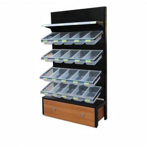 Estante <span class=keywords><strong>para</strong></span> Snacks de Supermercado, Exhibidor de Alimentos Pequeño, Exhibidor de Pared y de Doble Cara <span class=keywords><strong>para</strong></span> Tiendas de Conveniencia - Product Image 2