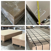 Panneau MDF brut (noyau HDF) écologique 18mm/15mm/12mm, résistant à l'humidité, qualité supérieure E0 sans formaldéhyde, directement de l'usine