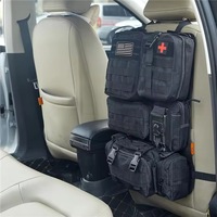Sac de rangement tactique pour organisateur de panneau Molle avec 5 pochettes Molle détachables