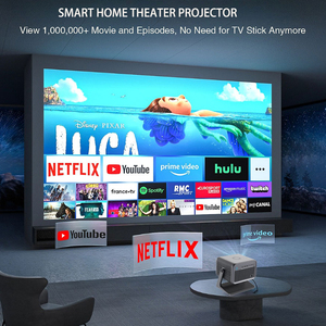 Aikewo โปรเจคเตอร์แอนดรอยด์4K, สินค้าใหม่โปรเจคเตอร์โฮมเธียเตอร์ Full HD 5G WiFi พร้อมแป้นโฟกัสอัตโนมัติ Q10 - Product Image 3