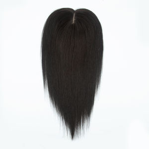 Ready to Ship <b>Fishnet</b> Topper Hair Toupee for <b>White</b> Women Silk Base Thin One Donor European Virgin Hair in Stock - Product Image 5