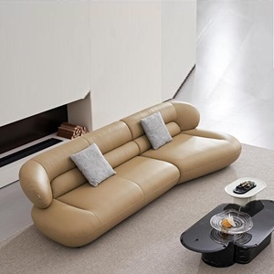 Ý đặc biệt mới thiết kế <span class=keywords><strong>2025</strong></span> nâu chính hãng da cánh tay <span class=keywords><strong>sofa</strong></span> đồ nội thất phòng khách nhỏ chesterfield 4 ghế <span class=keywords><strong>sofa</strong></span> da Bộ - Product Image 4