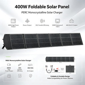Chargeur solaire pliable haute efficacité 400W avec sorties USB pour les stations d'alimentation Suankin Ecoflow Jackery (modèle UC-400) - Product Image 4