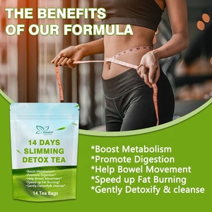 האיכות הטובה ביותר מרגיעה שקית תה עם מרכיבים טהורים אידיאלי עבור הרזיה של נשים, תוספת שומן שקית תה צמחים תוספת - Product Image 4