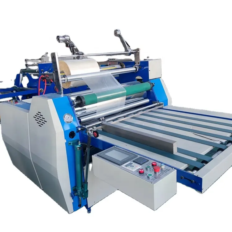 ZHENHUA – Machine de laminage de Film bpp collé Semi-automatique pour emballage en carton plastique et papier