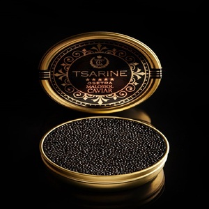 Vente chaude Vide Personnalisé 5g 10g 20g 30g 50g 60g 100g 150g <span class=keywords><strong>200g</strong></span> 1oz 2oz 4oz 8oz Rose Or Métal Aluminium Boîtes Boîtes pour <span class=keywords><strong>Caviar</strong></span> - Product Image 3