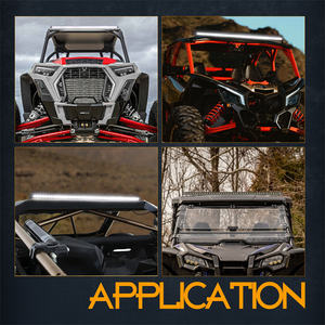 Barre lumineuse <span class=keywords><strong>LED</strong></span> pour toit de voiture, super fine, 45 pouces, profil bas, 200W, faisceau large, 12V, avec faisceau de câblage - Product Image 4