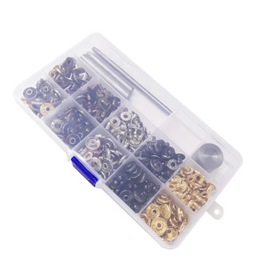 Snap Buttons 12.5mm Metal Round Plated Nickel-Free For Shoes <b>Hats</b> Clothing Repair Kit With Tools - Product Image 5