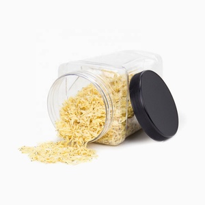 200Ml Square PET Cookie Packaging Food Grade Plastic Food Bottle