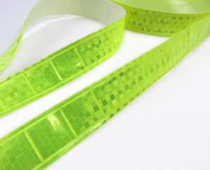 Tissu décoratif haute visibilité bande réfléchissante en PVC pour vêtements - Product Image 6