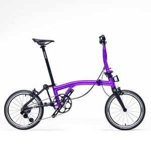 Bicicleta Plegable Aceoffix Trifolding de 16'', 7.5 kg, Cuadro de Aluminio, Horquilla de Fibra de Carbono, Ruedas 349 - Product Image 1