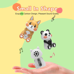 Cá nhân hoá tùy chỉnh thiết kế động vật loa không dây mèo Fox hình dạng phim hoạt hình dễ thương PVC xách tay âm thanh loa không dây - Product Image 5