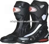Bottes de <span class=keywords><strong>moto</strong></span> en cuir véritable imperméables grande taille, antidérapantes, ignifuges et respirantes – Vente en gros fabricant - Product Image 3