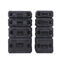 19 "2U 3U 4U 6U EVA Mousse Protection Plastique Amplificateur Flight Case 10U Flight Rack Case Antichoc Flight Case pour Microphones