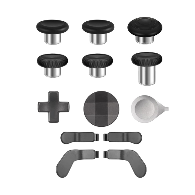 13 in 1 Magnetic Analog Thumbsticks Buttons for XBox Elite 2 Controller Replacement Joystick Metal Button Accessories