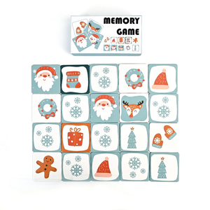 Cartes flash d'apprentissage familial personnalisées OEM en gros, jeux de cartes d'appariement de mémoire pour enfants et adultes - Product Image 1