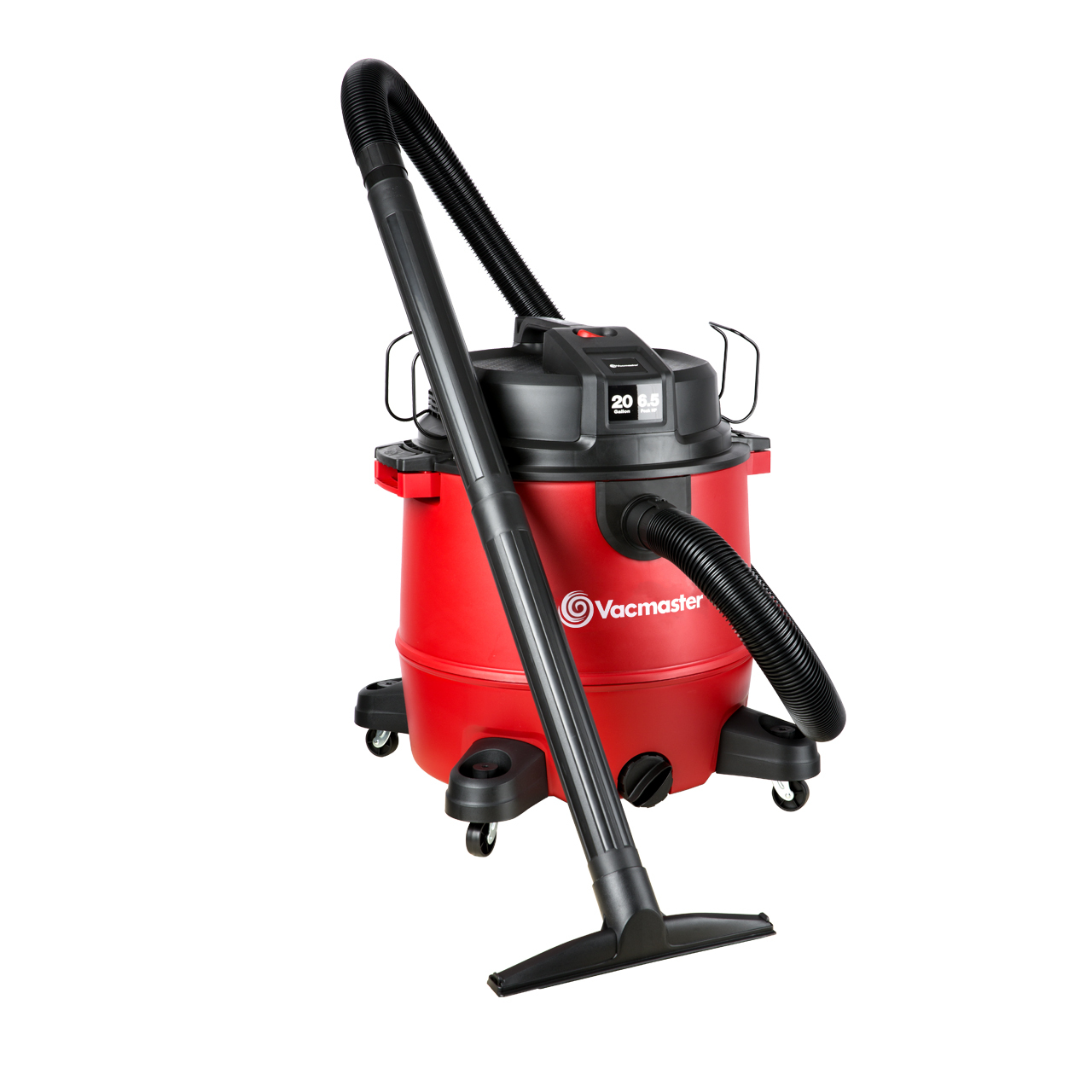 Пылесос Vacmaster Red Edition для сухой и влажной уборки, 20 галлонов, 6,5 пиков, шланг HP 2-1/2 дюйма, VJH2012PF 1101
