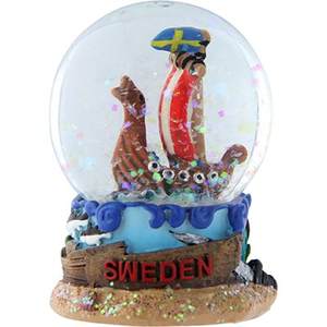 تذكار مخصص سويدن كرة الثلج العالم Vik.Ship <span class=keywords><strong>Viking</strong></span> Denmark sweiding sweiding - Product Image 3
