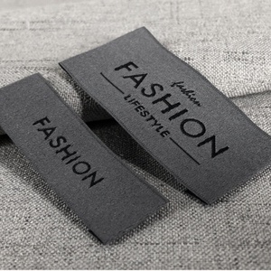 Étiquette tissée personnalisée avec logo, en polyester et coton, pour vêtements, patchs à coudre sur les vêtements, pour sacs, étiquettes principales lavables pour vêtements - Product Image 4