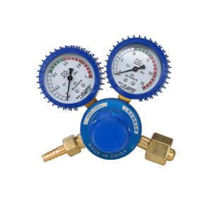 Régulateur de pression CO2 à double tête Yqt 731l avec manomètre en laiton pour distributeur de bière, fabriqué en Chine - Product Image 1