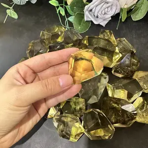 Natural High Quality Crystal Free Form Citrine Free Form Citrine Polyhedron For Healing _XCG