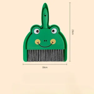 Children's Mini Broom and Dustpan Set Soft Bristles Eco-Friendly Household Tabletop Cleaning Garbage Shovel - Product Image 6