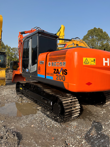 Excavatrice d'occasion HITACHI ZX200 de taille moyenne, 20 tonnes, faible nombre d'heures de travail, haute qualité, exportable, matériel de construction - Product Image 5