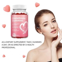 Bonbons Gommeux Tendres OEM OEM Éclaircissant la Peau, Glutathion Anti-Âge Antioxydant, Collagène Biotine Vitamines pour la Peau