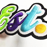 Patch bouffée 3D brodé pour chapeaux, patchs personnalisés pour chapeau bouffée 3D à transfert de chaleur