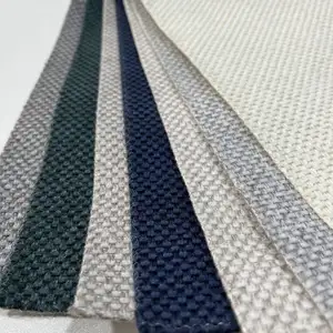 Cuộn Vải Lanh Mẫu Miễn Phí Vải Bọc Dệt Polyester Cho Ghế Sofa Và Đồ Nội Thất