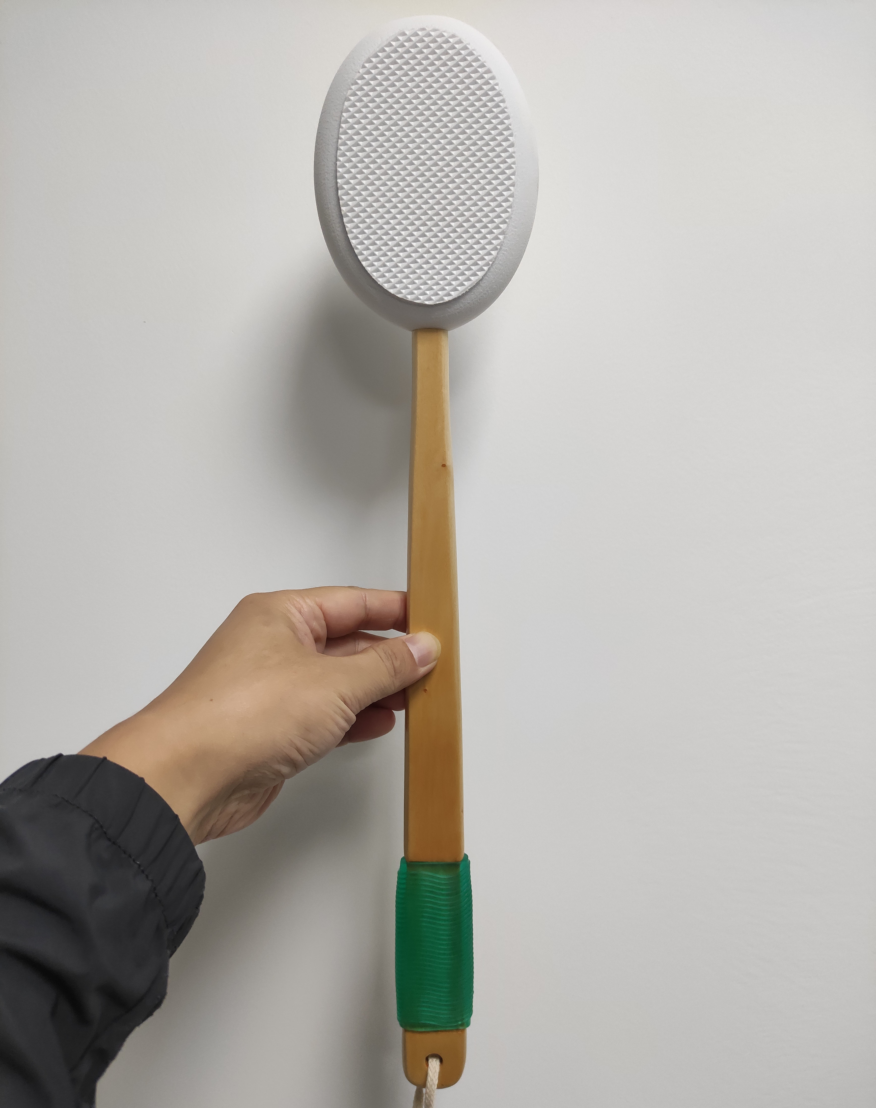 Аппликатор лосьона с подушечками для спины, длинная ручка с губкой для легкого самостоятельного нанесения щетки для душа и ванны