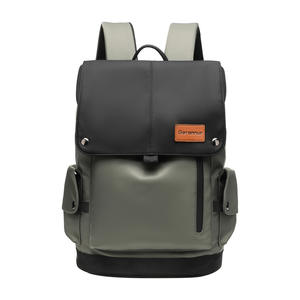 Mochila para Portátil Gerannur G9007 de Color Sólido con Compartimento para Portátil, Bolsa de Viaje Casual para Uso Diario - Product Image 1