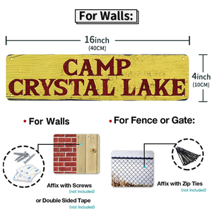 Ensemble de panneaux métalliques vintage Relax Unwind <span class=keywords><strong>Camp</strong></span> <span class=keywords><strong>Crystal</strong></span> <span class=keywords><strong>Lake</strong></span>, décoration murale rétro pour la maison, le patio, la cabane ou la maison de bord de mer - Product Image 2