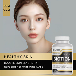 Cápsulas de colágeno de biotina de etiqueta privada Suplemento alimenticio <span class=keywords><strong>para</strong></span> <span class=keywords><strong>el</strong></span> crecimiento de las uñas del cabello Cápsulas de colágeno de biotina - Product Image 6