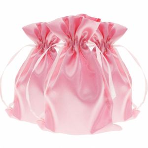 Customized Satin Cotton Drawstring Favor <b>Bags</b> Elegant DIY Wedding Baby <b>Shower</b> Christmas Jewelry Gift Packaging Custom - Product Image 5