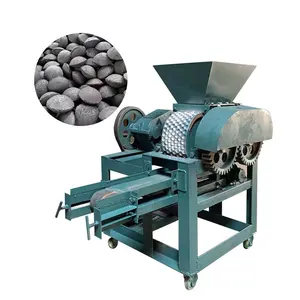 Máquina de prensado de bolas de carbón para barbacoa, máquina para fabricar briquetas de carbón de cáscara de coco
