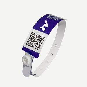 Bracelets jetables imperméables et résistants à la transpiration en PVC synthétique autocollants pour l'identification lors de marathons, bars, fêtes et événements - Product Image 4
