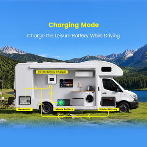 ชุดแปลงไฟ DUC Series 12V DC-DC 30A 40A 60A สำหรับระบบแบตเตอรี่คู่ในรถบ้าน - Product Image 4