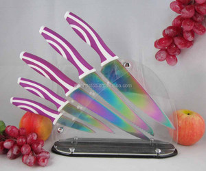 Lot de 5 couteaux de cuisine colorés <span class=keywords><strong>Royalty</strong></span> <span class=keywords><strong>Line</strong></span> - Product Image 4