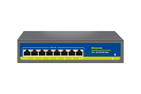 Venta caliente Hisource 8 puertos Gigabit completo PoE Switch Active Managed Network Switch 8 puertos 120W PoE Switch para cámara IP Hikvision