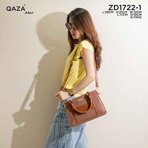 <span class=keywords><strong>QAZA</strong></span> Sac à Main Bandoulière Designer Femme Color-Block Tendance, Sac Épaule 2-en-1 pour Dames - Product Image 4
