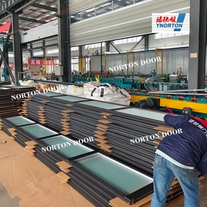 <span class=keywords><strong>Porte</strong></span> <span class=keywords><strong>de</strong></span> <span class=keywords><strong>garage</strong></span> électrique isolante en verre et aluminium <span class=keywords><strong>sectionnelle</strong></span> au design moderne Nouveau <span class=keywords><strong>pour</strong></span> parc extérieur entrepôt-Surface finie - Product Image 5