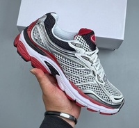 Saucony Ommi 9 : Baskets Chunky Respirantes en Maille avec Doublure en Cuir Véritable, à Lacets, Solides et Tendance pour la Course et le Quotidien